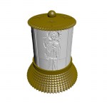 ΗΛΕΚΤΡΙΚΟ ΚΑΝΤΗΛΙ ΜΕ ΤΗΝ ΑΓΙΑ ΠΑΡΘΕΝΑ ΧΡΥΣΟ